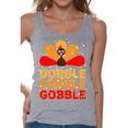 thumbnail image 1 of Awkward Styles Thanksgiving T-Shirt Gobble Turkey Tank Tops for Women, 1 of 4