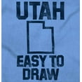 thumbnail image 2 of Utah Easy To Draw Beehive State Unisex Plus Fleece Graphic Hoodie Brisco Brands 4X, 2 of 5