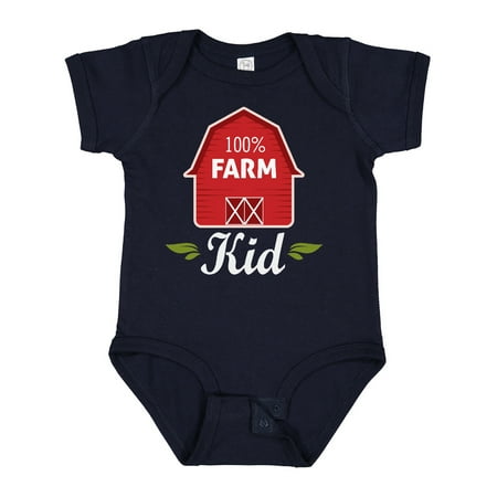 

Inktastic 100 Percent Farm Kid Gift Baby Boy or Baby Girl Bodysuit