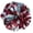 (White/Frost Gray Tie Dye), variant on 2-Color Holographic Mix Youth Cheer Pom - Maroon/Silver