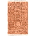 thumbnail image 3 of Safavieh Natural Fiber Collection NF266B Handmade Boho Diamond Tassel Jute Area Rug, 8' x 10', Orange, 3 of 5