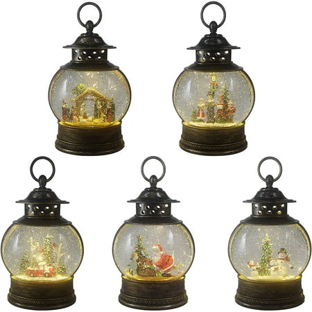 ReLive LED Fishbowl Light-Up Glitter Lantern - Nativity - Walmart.com ...