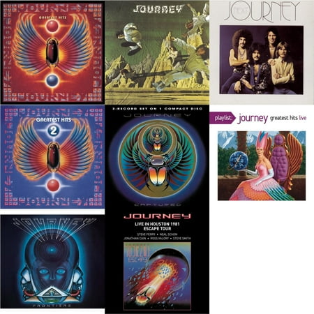 Greatest Hits & Journey & Next & Journey's Greatest Hits Vol.2 & Captured & Playlist: Journey Greatest Hits Live & Frontiers & Live In Houston 1981: The Escape Tour [CD Bundle]