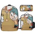 thumbnail image 1 of Hilda Backpack Three Piece Essentials 17 Inch Bag Lunch Tote Pen Case, 1 of 5
