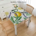 thumbnail image 2 of nygtbtfer Watercolor Lemon and Lavender Table Cloth Spring Flower  Round Tablecloth Washable Table Cover for Kitchen Outdoor Valentines Day Decor, 2 of 7