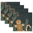 thumbnail image 5 of Qxltty Merry Christmas Napkins 20×20in Perfect for Parties Dinners Weddings Cocktail Housewarming Cloth Napkins Set of 6, 5 of 8