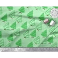 thumbnail image 3 of Soimoi Rayon Fabric Christmas Tree Block Print Fabric by The Yard 42 Inch Wide, 3 of 3
