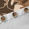thumbnail image 4 of jejeloiu Jungle Animal Deer Black Out Curtains,Fishing And Hunting Curtains Pack of 2 (42x63 Each),Brown Camo Camouflage Bedroom Curtains For Adults,Super Cozy Room Decor, 4 of 6