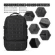 thumbnail image 2 of Mochila Táctica Bloosom  Militar Camping Mutiluso Moda 1090# Negro, 2 of 4