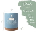 thumbnail image 2 of Elanze Designs My Cooking Is So Good Ceramic Cork Bottom Sky Blue Large Capacity Utensil Holder Crock for Countertop Storage, Stylish & Durable for Cooking Tools, 2 of 3