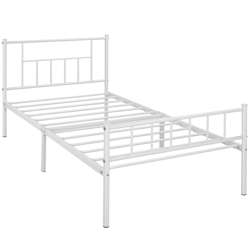 Yaheetech Twin Size Platform Metal Bed Frame with Headboard and