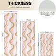 thumbnail image 4 of Pink Gold Wave Marble Pattern Kitchen Rugs Sets Of 3,Kitchen Runner Rugs Non Skid Washable,Decorative Kitchen Floor Mats for Kitchen,Sink,Laundry,17"x30"+ 17"x47" + 17"x59", 4 of 6