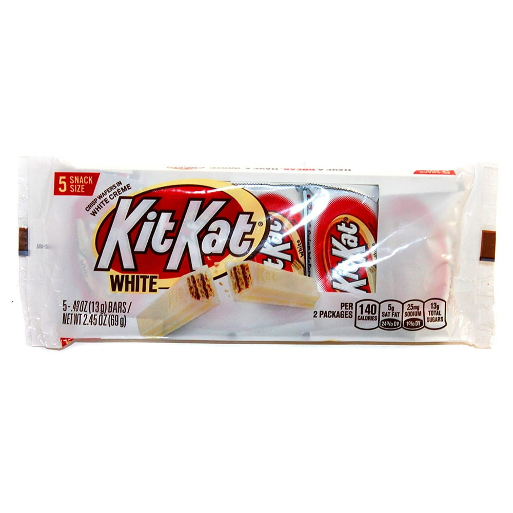 Hershey (1) Pack Kit Kat White Crisp Wafers in White Creme 5pc