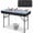 Black, variant on Biotree 4 Feet Folding Ice Cooler Table with Matching Skirt Portable Party Table with Built-In Ice Bin for Events, Black
