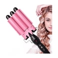 thumbnail image 1 of Rizador De Pelo Triple Tubo Rosa Barbi  con Nero, 1 of 5