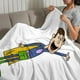 thumbnail image 3 of Hombre Servilleta anti-pilling, suave, ligera, esponjosa y acogedora de lujo para hogar y cocina – Perfecta para niños y adultos,200x150cm, 3 of 6