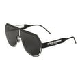 thumbnail image 2 of Dolce & Gabbana DG 2231 Metal Unisex Aviator Sunglasses Matte Black 59mm Adult, 2 of 5