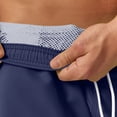 thumbnail image 6 of DDAPJ pyju Mens Drawstring Running Shorts Solid Athletic Shorts Lightweight Quick Dry Workout Gym Shorts with Pockets Navy M, 6 of 7