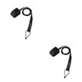 thumbnail image 1 of Greeniant Correa de surf Tamaño compacto Accesorios para exteriores Stand-UP Paddle Tobilleras Alambre Suministros de surf Artesanía Cuerda de pierna de Negro 2piezas Greeniant CBP499352, 1 of 5