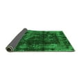 thumbnail image 2 of Ahgly Company Indoor Rectangle Abstract Green Modern Area Rugs, 5' x 7', 2 of 4
