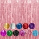 thumbnail image 1 of Cortina de flecos Inteprter de bricolaje decorativa para fiestas Oro rosa 3*1m, 1 of 6