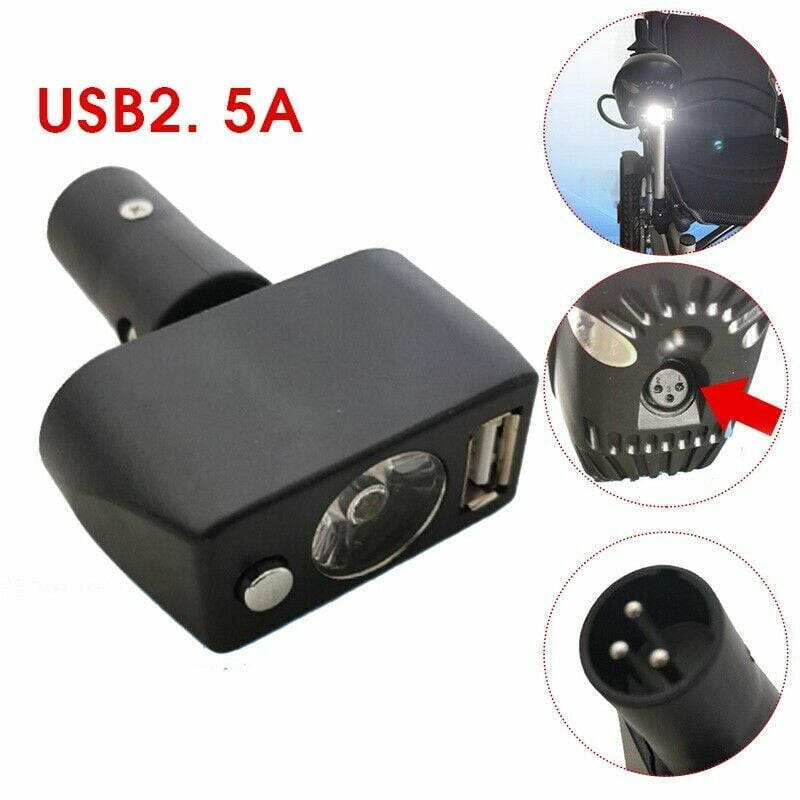 Gymark Super Bright LED Light For Mobility Motorized Electric Power Wheelchair Black