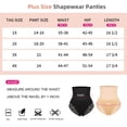thumbnail image 6 of High Waisted Shapewear Panties for Women Plus Size Seamless Lace Briefs No Show Under Dresses, 6 of 6