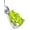 Green, variant on Fashion Alloy Silver-Tone Womens Solitaire Teardrop CZ Pendant Necklace