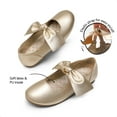 thumbnail image 2 of DREAM PAIRS Girls Mary Jane Dress Shoes Front Bow Ballerina Flats for Wedding, Party, Christmas, 2 of 6