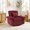 Red, variant on Wansaly Swivel Accent Chair, 23.6" Wide Chenille Armchair with Pillow, Red