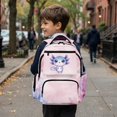 thumbnail image 3 of Yspwyqan Purple Axolotl Kids Backpack for Girls, Pink Blue Marble Lightweight School Backpack, Multi-Pocket Fits 15.6 Laptop, Adjustable Straps for Primary Middle School Back to School, 3 of 7