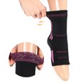 thumbnail image 2 of Ofertas únicas 1 par de tobilleras para mujeres y hombres Mangas de soporte de compresión de tobillo Antideslizante Negro Rosa Talla L, 2 of 7