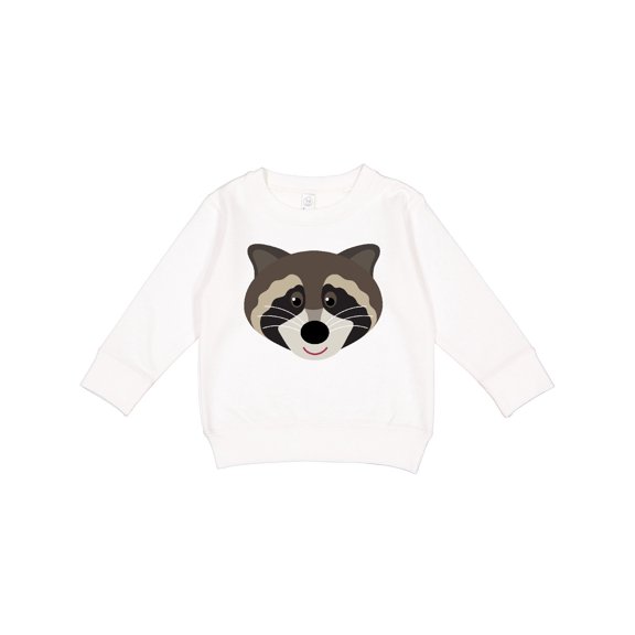 Inktastic Raccoon Animal Face Toddler Sweatshirt