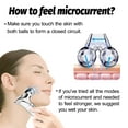thumbnail image 7 of Microcurrent Facial Device, Electric Face Massager Roller with Vibration, Skin Care Products for Fine Lines and Wrinkles, Rechargeable Facial Massager for Face Eye Neck, Gifts for Her(Gradient Gray), 7 of 7
