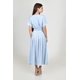 thumbnail image 3 of Vestido midi escote en V Roman Fashion /Juvenil, 140 (Azul cielo) azul cielo G, 3 of 5