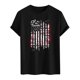 thumbnail image 5 of Tops para hombre, blusas y camisas de cuello redondo y manga corta para hombre. Top/camisa de cuello redondo y manga corta con estampado del Día de la Independencia para hombre. Tops para hombre., 5 of 5