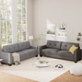 thumbnail image 7 of Ucloveria 81" Sofa 3 Seat Modern Comfy Tufted Cushions Easy, Linen Fabric Couch for Living Room Apartment Lounge,Tool-Free Assembly,Light Gray, 7 of 7