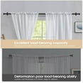 thumbnail image 2 of TRAHOO-Matte Black Curtain Rods for Windows 30 to 48 Inch(3-4 Feet),Black 1'' Diameter Drapery Rods with End Cap Style Design,Modern Adjustable Heavy Duty Curtain Rod, 2 of 4