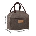 thumbnail image 1 of Lunch Bag Insulated Thermal Food Storage Bag Portable Travel Working Bento Box, 1 of 2