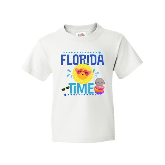 Inktastic Florida Time Summer Vacation Youth T-Shirt