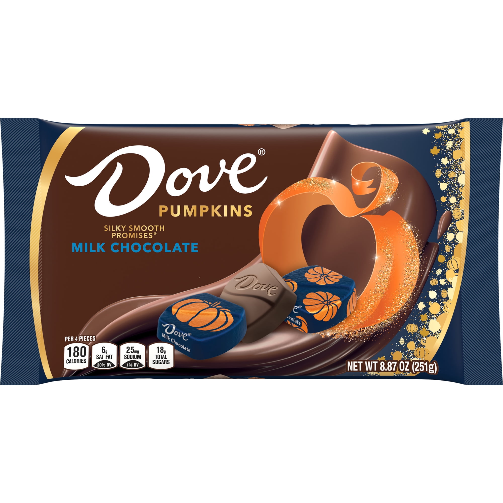 Dove Promises Milk Chocolate Pumpkins Fall Candy - 8.87oz