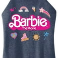 thumbnail image 3 of Barbie the Movie - Movie Logo Icons - Juniors High Neck Tank Top, 3 of 5