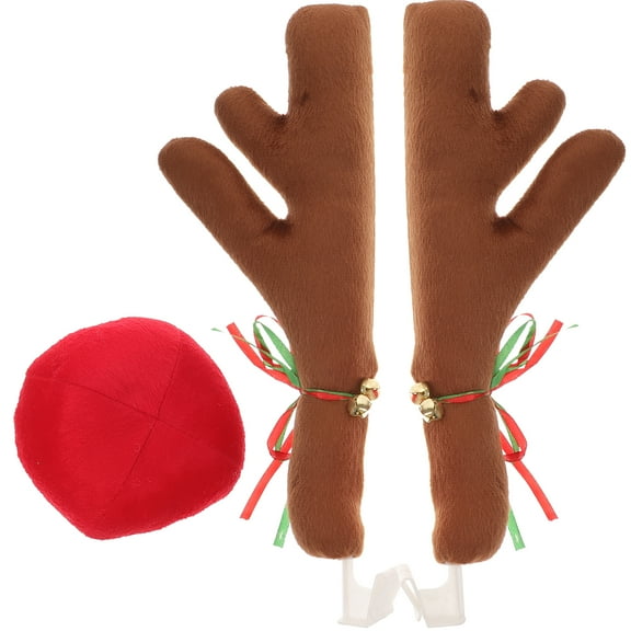 RENACLIPY Brown Reindeer Antler Set - Accessories, 1 Set for Christmas Decoration and Winter Fun