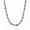 Blue, variant on Handmade Natural Stone Hematite Magnet Therapy Irregular Beads Necklace 23.6"-Blue