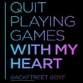 thumbnail image 2 of Men's Backstreet Boys Quit Playing Games With My Heart  Graphic T-Shirt, 2 of 5