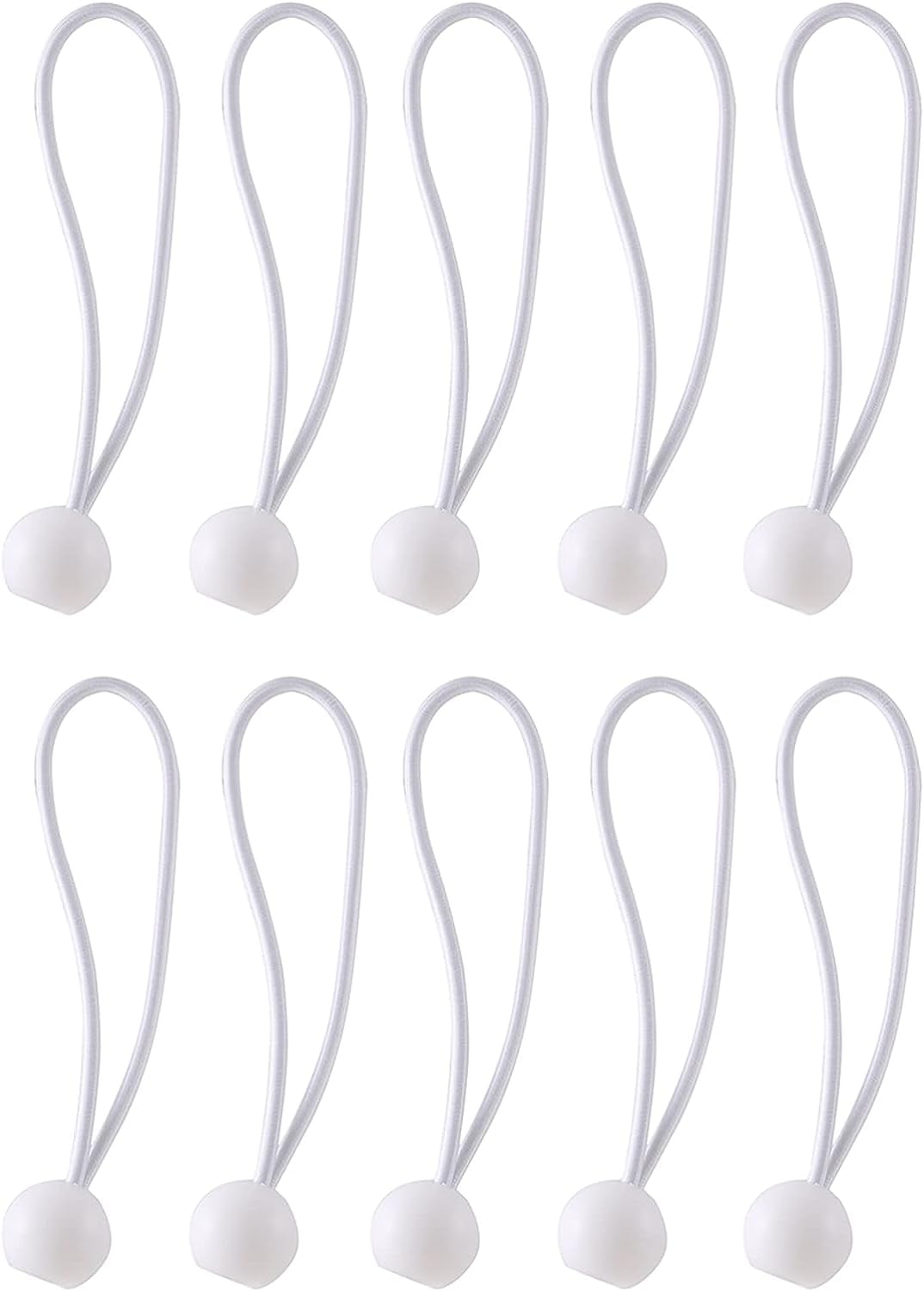 Hsakess Ball Bungee Cords Elastic String Tie Down Straps Heavyweight