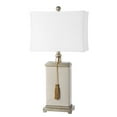 thumbnail image 3 of SAFAVIEH Amiliana Tassle Lamp | Creme |, 3 of 6