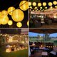 thumbnail image 3 of Guirnalda de luces LED con energía solar, 7 m, 50 luces blancas brillantes para decoración de exteriores, 3 of 7