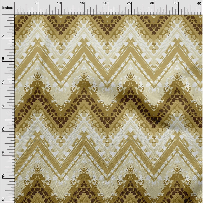 oneOone Cotton Poplin Olive Green Fabric Chevron Dress Material Fabric  Print Fabric By The Yard 56 Inch Wide - Walmart.com