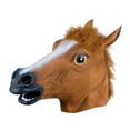 thumbnail image 4 of Máscara de cabeza de caballo para Halloween, máscara de animal para fiesta temática de actuación escénica, 4 of 10